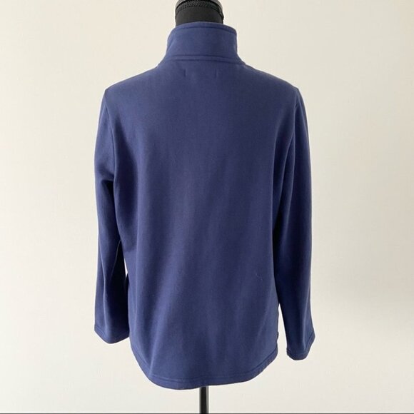 Tradition Floral Butterfly  Embroidered Full Zip Up Fleece Sweatshirt - Picture 4 of 16